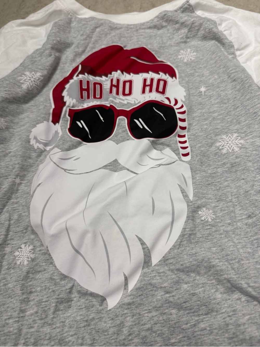 PJ Place pajamas Santa pajamas Adult matching family pajamas Ho Ho Ho - Picture 3 of 13
